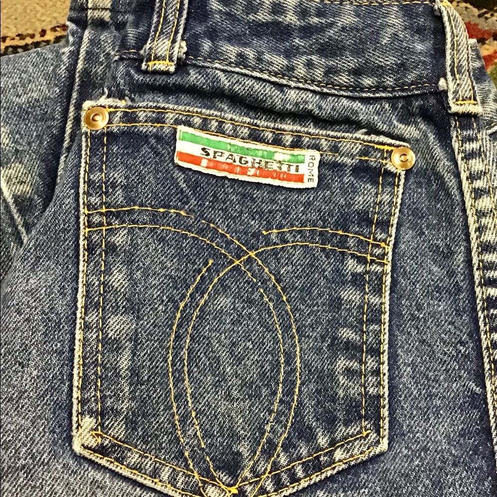 Vintage spaghetti denim